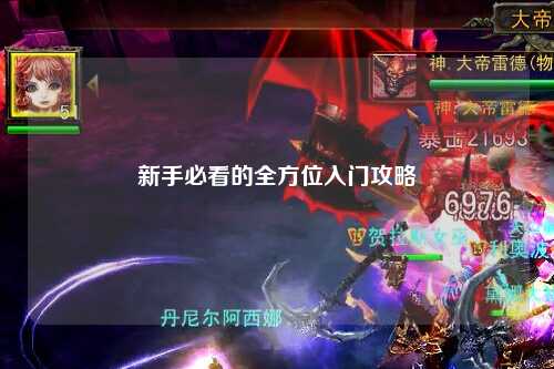 新手必看的全方位入门攻略