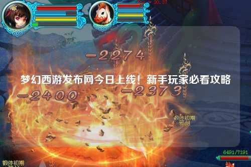 梦幻西游发布网今日上线!新手玩家必看攻略